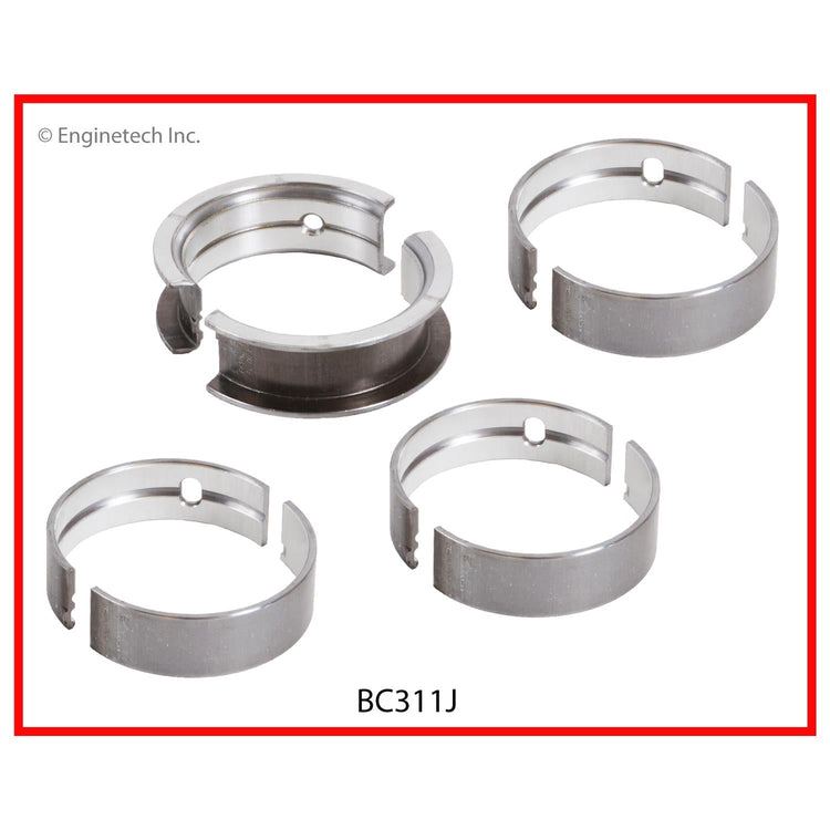 Enginetech BC311J020 Engine Full Crankshaft Main Bearing Set for Dodge and Chrysler Vehicles