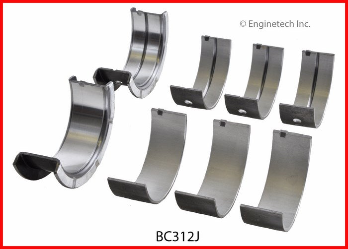 Enginetech BC312J010 Engine Full Crankshaft Main Bearing Set for Enhanced Engine Performance