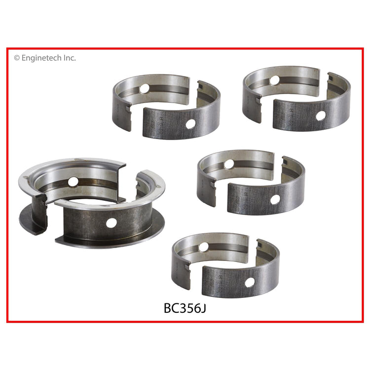 Enginetech BC356J.25 Engine Full Crankshaft Main Bearing Set for Buick Skyhawk and Oldsmobile Firenza