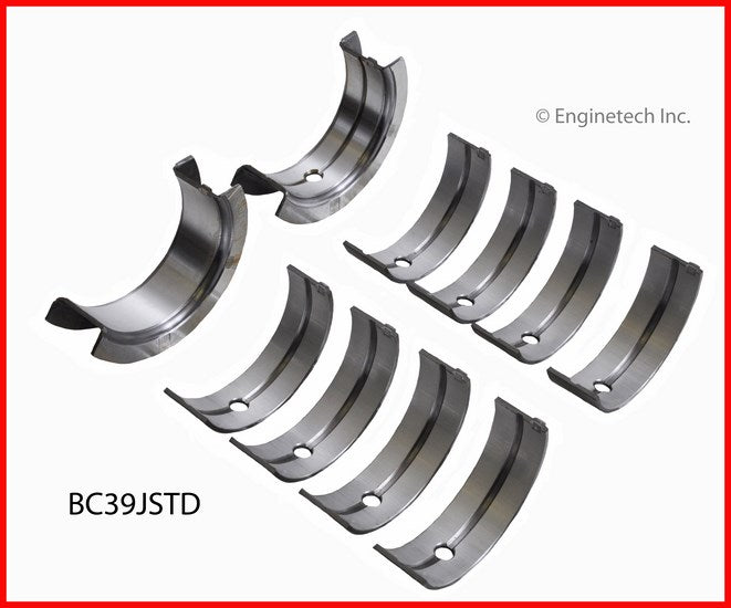 Enginetech BC369J.75 Engine Full Crankshaft Main Bearing Set for Dodge and Plymouth Models