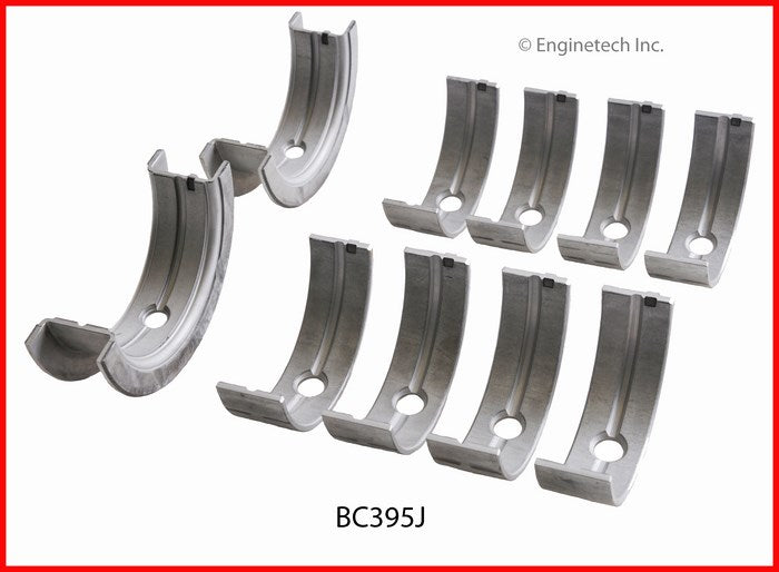 Enginetech BC395J030 Engine Full Crankshaft Main Bearing Set for Select Engines