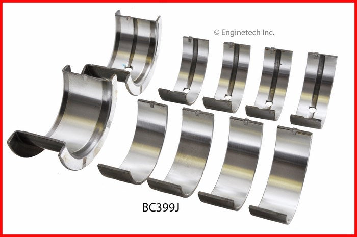 Enginetech BC399J010 Engine Full Crankshaft Main Bearing Set for Improved Engine Performance