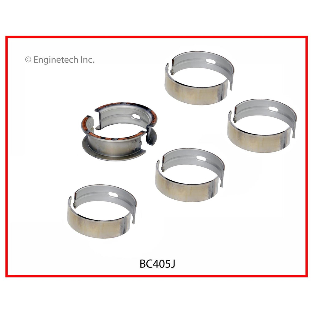 Enginetech BC405JSTD Engine Full Crankshaft Main Bearing Set for Improved Engine Performance