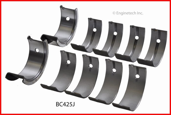 Enginetech BC425J.25 Engine Full Crankshaft Main Bearing Set for Chrysler Conquest and LeBaron