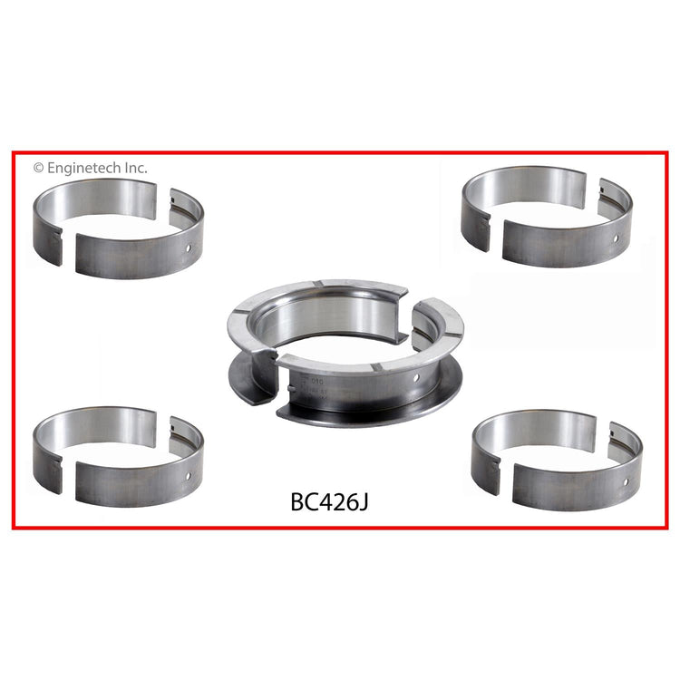 Enginetech BC426J020 Engine Full Crankshaft Main Bearing Set for Improved Engine Performance