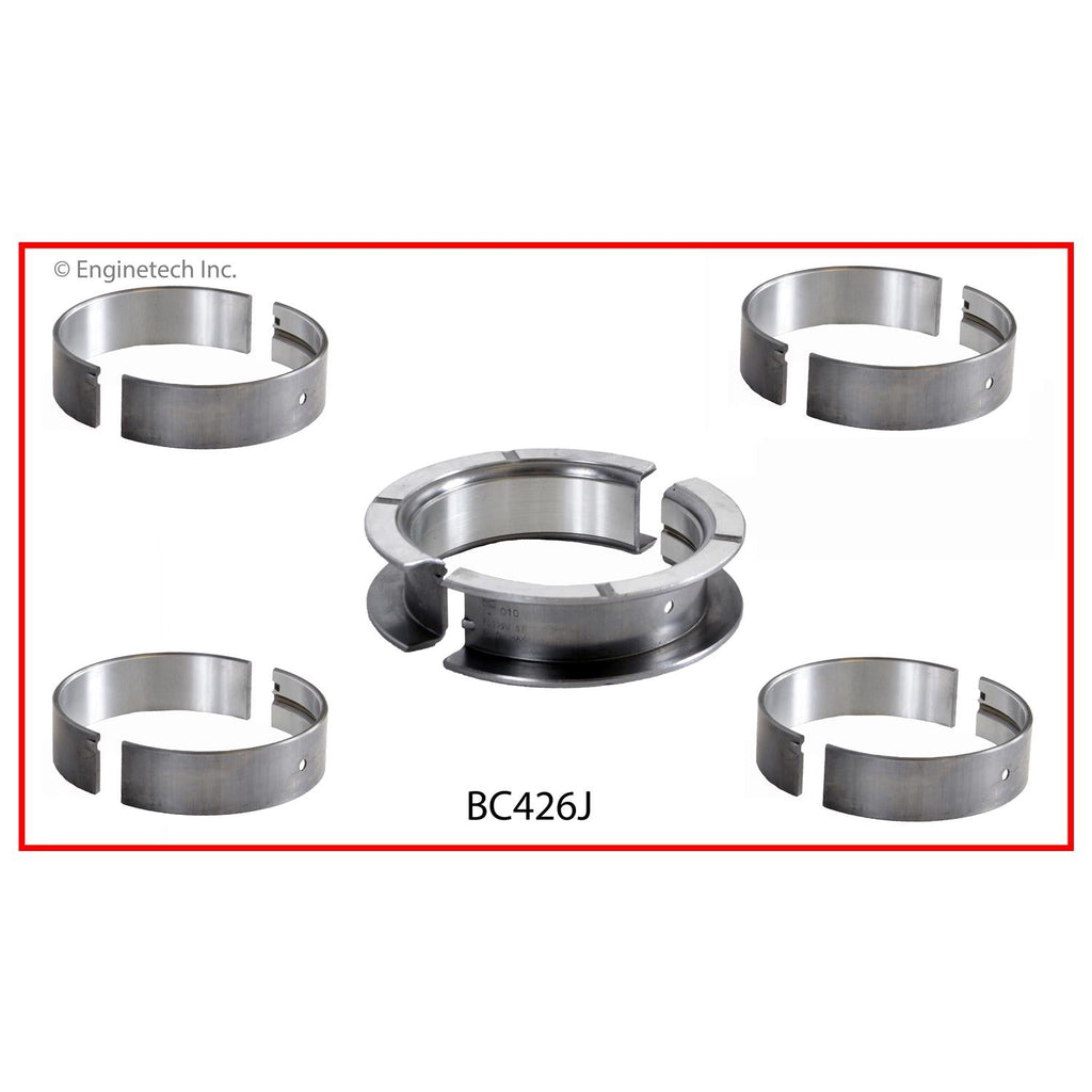Enginetech BC426J010 Engine Full Crankshaft Main Bearing Set for Improved Performance