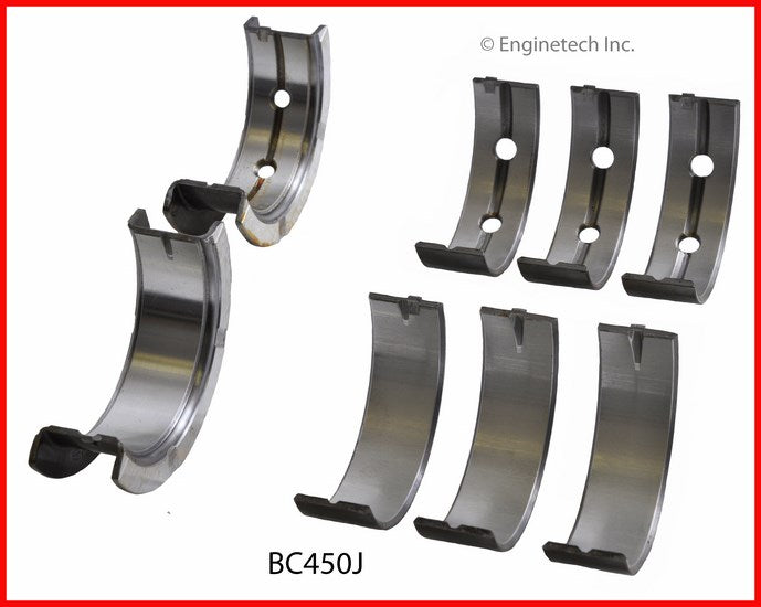 Enginetech BC450J010 Engine Full Crankshaft Main Bearing Set for Buick Models