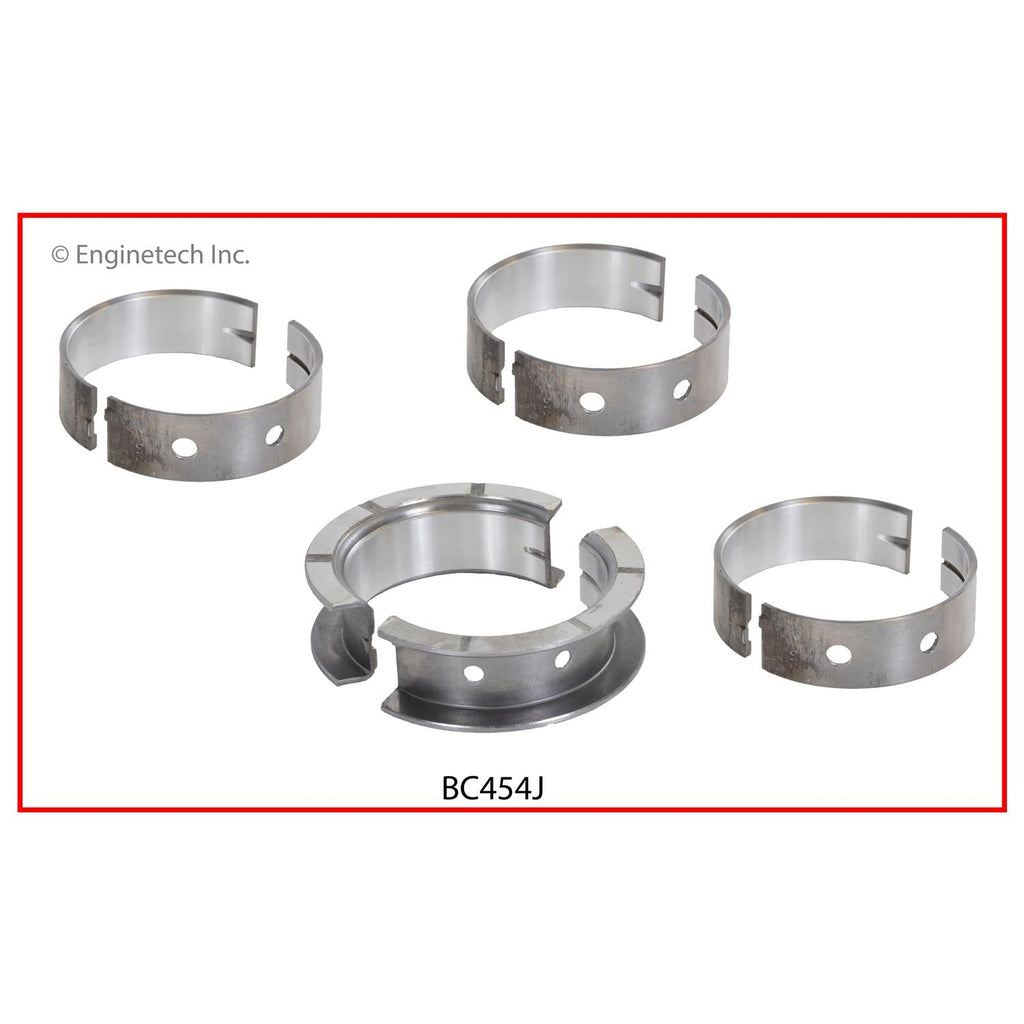 Enginetech BC454J010 Full Crankshaft Main Bearing Set for 1994 Buick, Oldsmobile, and Pontiac Vehicles