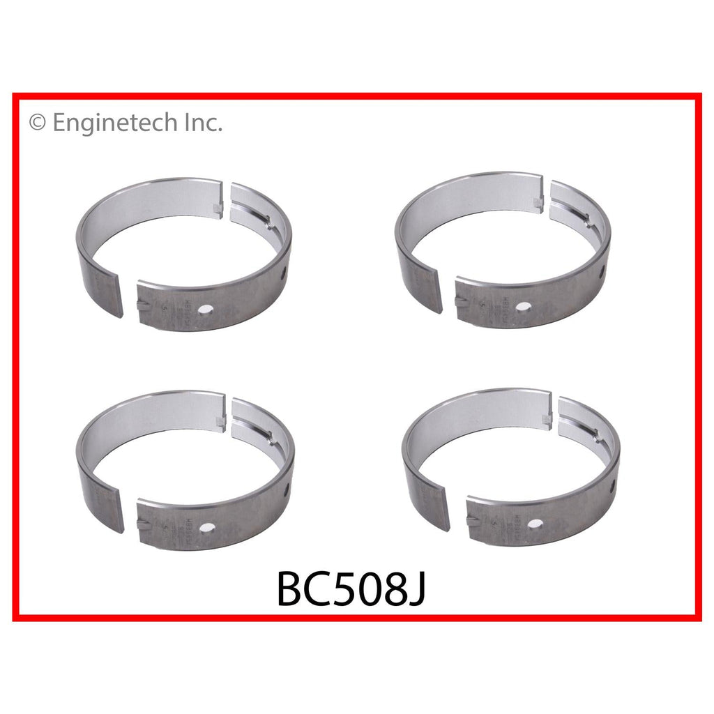 Enginetech BC508J.25 Engine Full Crankshaft Main Bearing Set for Chrysler, Dodge, and Volkswagen Vehicles