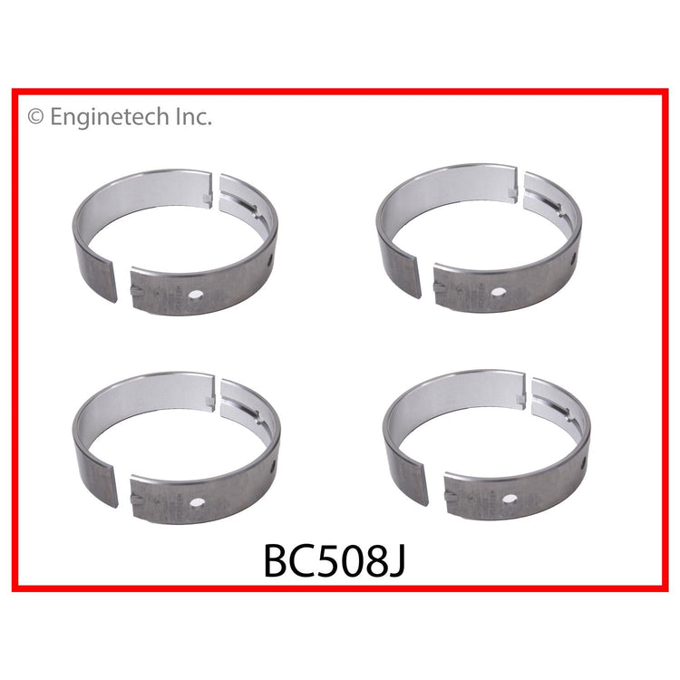 Enginetech BC508J.25 Engine Full Crankshaft Main Bearing Set for Chrysler, Dodge, and Volkswagen Vehicles