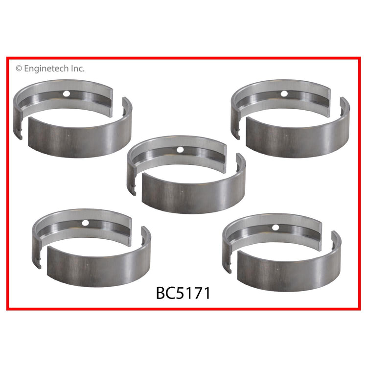 Enginetech BC5171STD Engine Full Crankshaft Main Bearing Set for Mazda Protege and 626