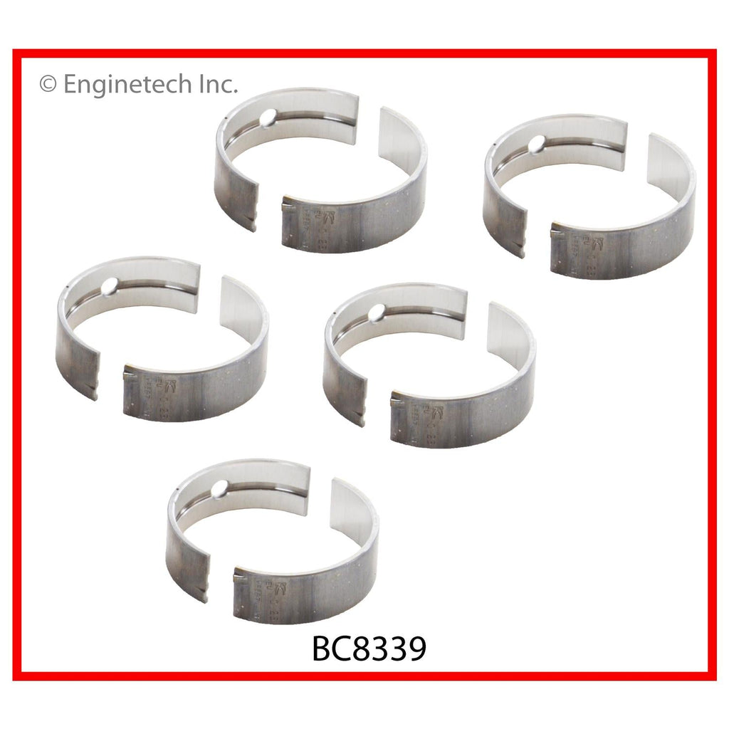 Enginetech BC8339STD Engine Full Crankshaft Main Bearing Set for Suzuki Sidekick & Esteem