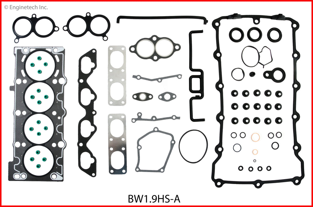 Enginetech BWPBW1.9HS-A Engine Cylinder Head Gasket Set for BMW Z3 & 318i