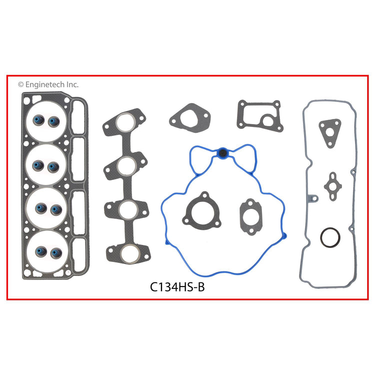 Enginetech C134HS-BWB Engine Cylinder Head Gasket Set for GMC and Chevrolet Cars and Trucks