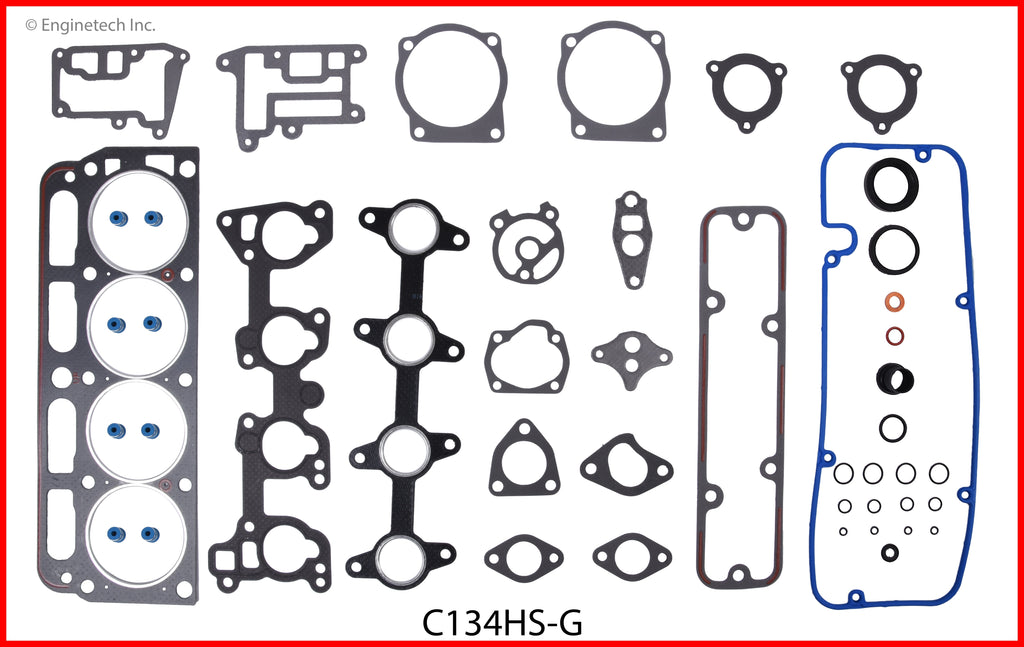 Enginetech C134HS-G Engine Cylinder Head Gasket Set for GMC and Chevrolet Cars and Trucks