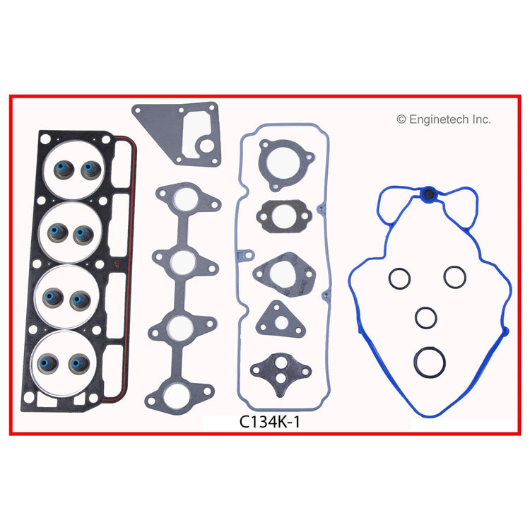 Enginetech C134K-1 Engine Full Gasket Set for Chevrolet and GMC Cars and Trucks