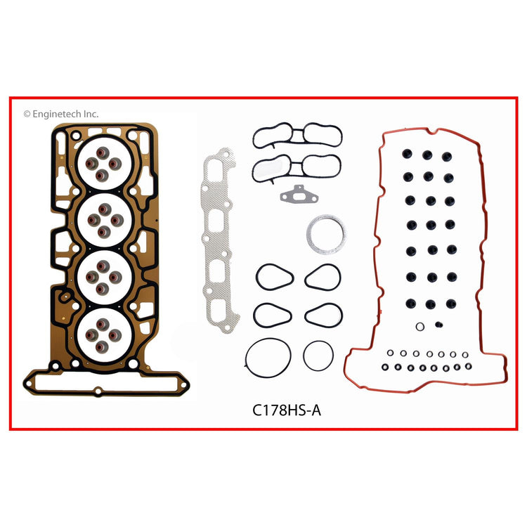 Enginetech C178HS-A Engine Cylinder Head Gasket Set for GMC and Chevrolet Vehicles