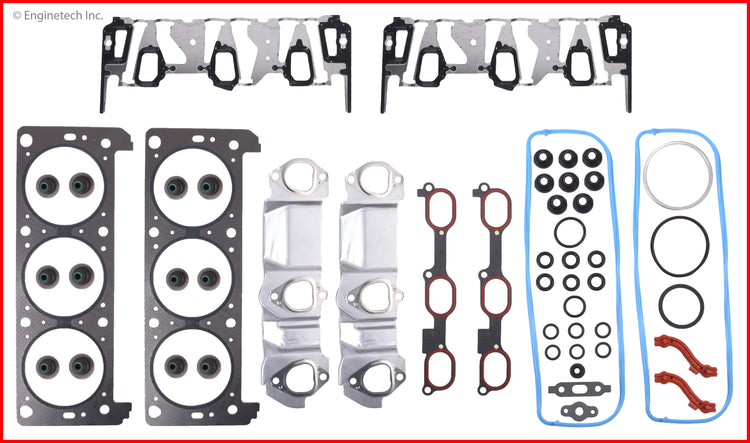 Enginetech C214HS-AWB Engine Cylinder Head Gasket Set for GMC and Chevrolet Vehicles