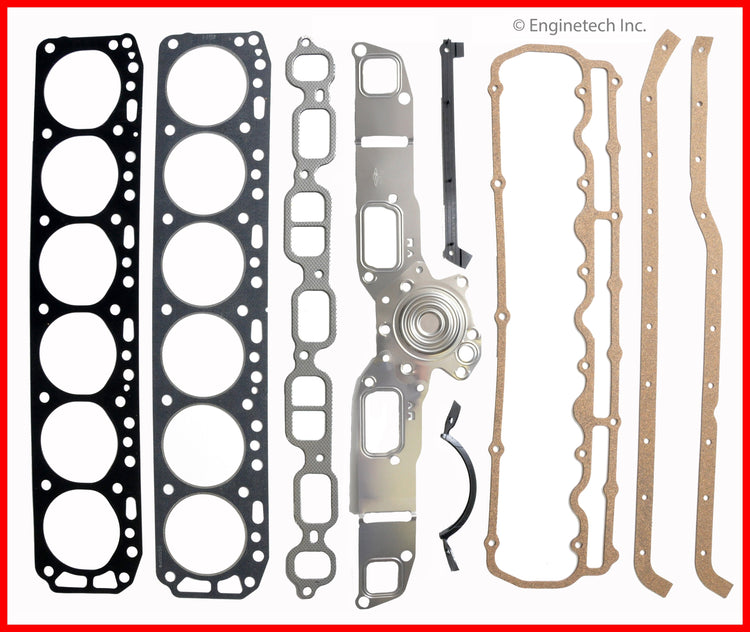 Enginetech C250L-1 Engine Full Gasket Set for GMC and Chevrolet Cars and Trucks