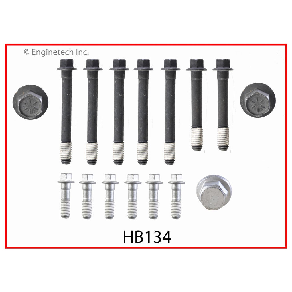 Enginetech C262HS-EWB Engine Cylinder Head Gasket Set for GMC and Chevrolet Vehicles with Head Bolts