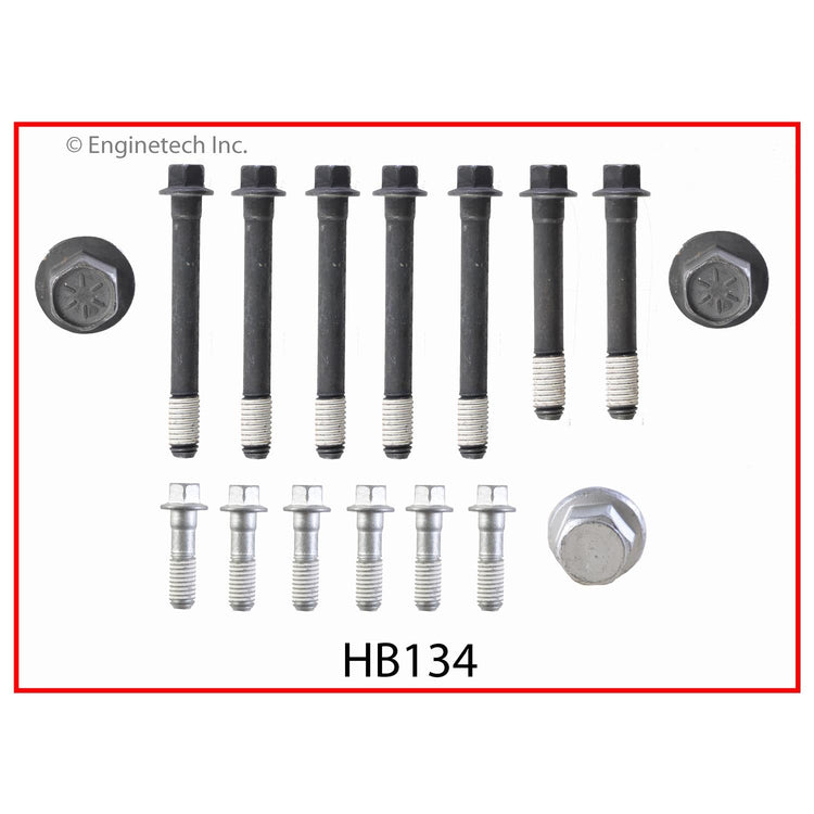 Enginetech C262HS-EWB Engine Cylinder Head Gasket Set for GMC and Chevrolet Vehicles with Head Bolts