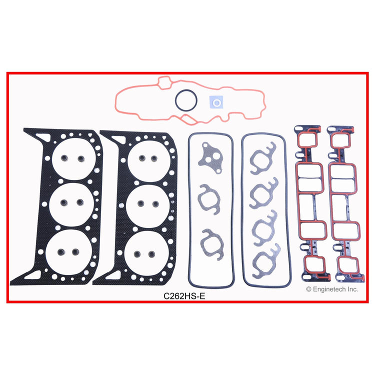 Enginetech C262HS-E Engine Cylinder Head Gasket Set for GM and Chevrolet Vehicles