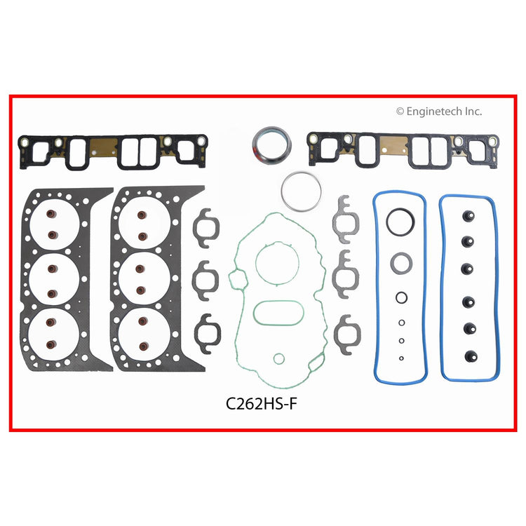 Enginetech C262HS-F Engine Cylinder Head Gasket Set for Chevrolet and GMC Vehicles