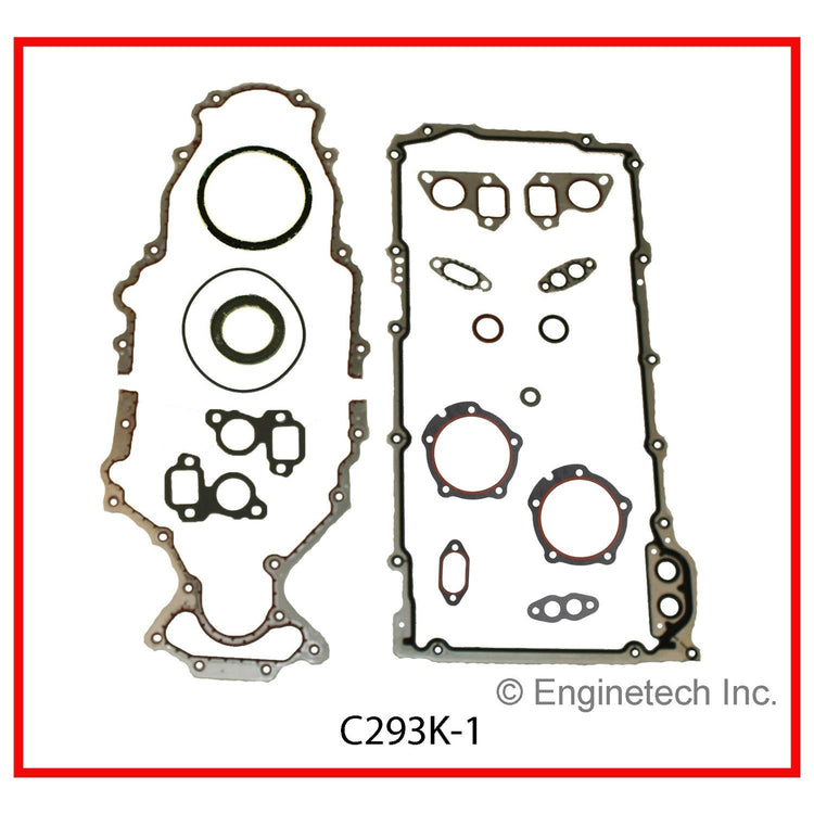Enginetech C293K-1 Engine Full Gasket Set for GMC and Chevrolet Cars and Trucks