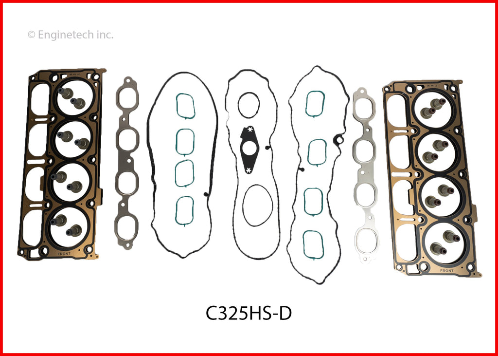 Enginetech C325HS-D Engine Cylinder Head Gasket Set for GMC and Chevrolet Trucks and SUVs