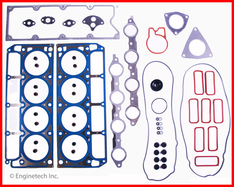 Enginetech C346HS-BWB Engine Cylinder Head Gasket Set for GMC and Chevrolet Cars and Trucks with Head Bolts