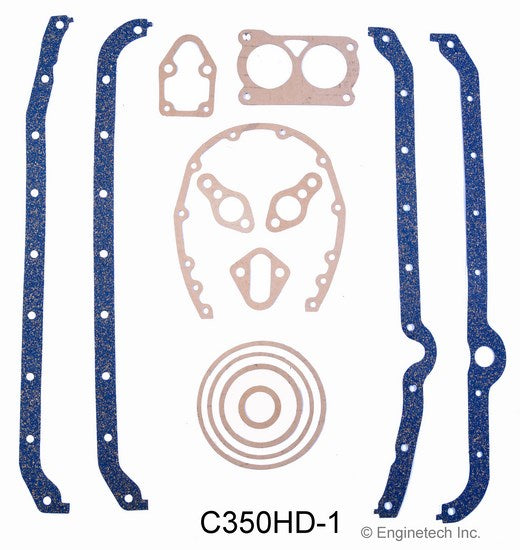 Enginetech C350HD-1 Engine Full Gasket Set for GMC and Chevrolet Cars and Trucks