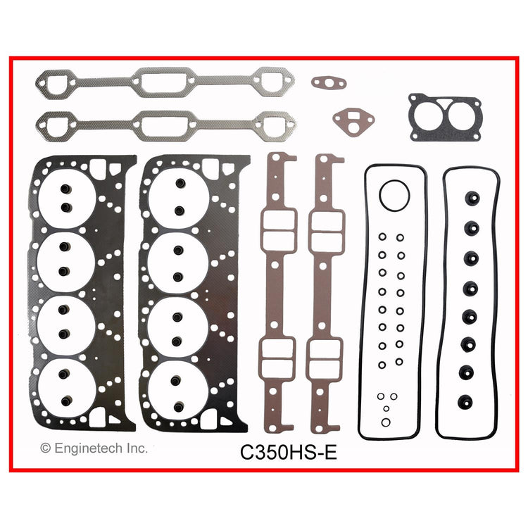 Enginetech C350HS-EWB Engine Cylinder Head Gasket Set for Chevrolet and GMC Vehicles