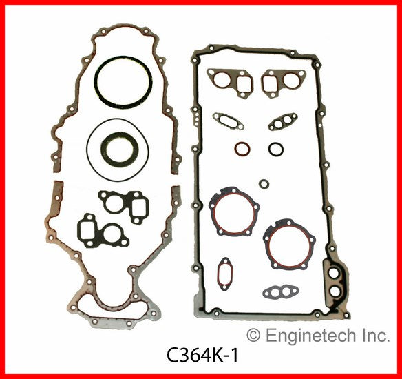 Enginetech C364K-1 Engine Full Gasket Set for GMC and Chevrolet Trucks and SUVs