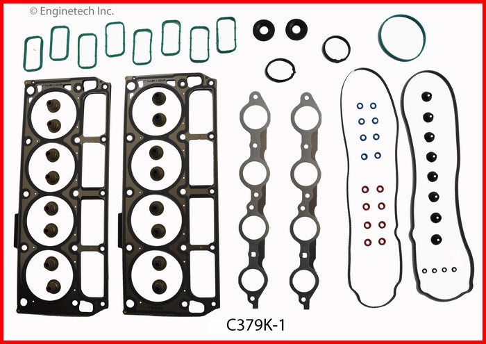 Enginetech C379K-1 Engine Full Gasket Set for Chevrolet and GMC Cars and Trucks