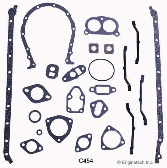 Enginetech C454 Engine Rebuilders Full Gasket Set for GMC and Chevy Cars and Trucks