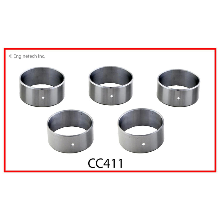 Enginetech CC411 Engine Complete Camshaft Bearing Set for Domestic and Import Engines
