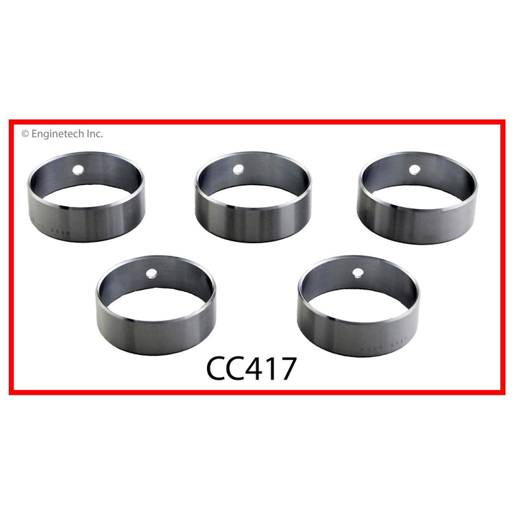 Enginetech CC417 Engine Complete Camshaft Bearing Set for Cadillac 1963-1968