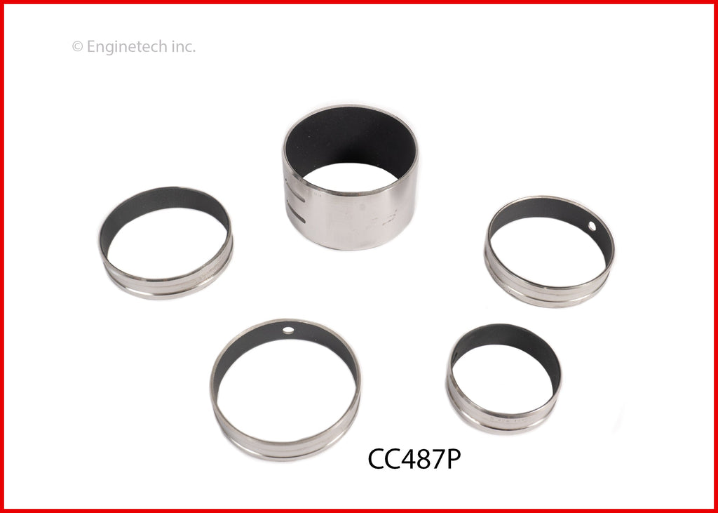 Enginetech CC487P Engine Complete Camshaft Bearing Set for Select 2011-2013 Chrysler and Dodge Models