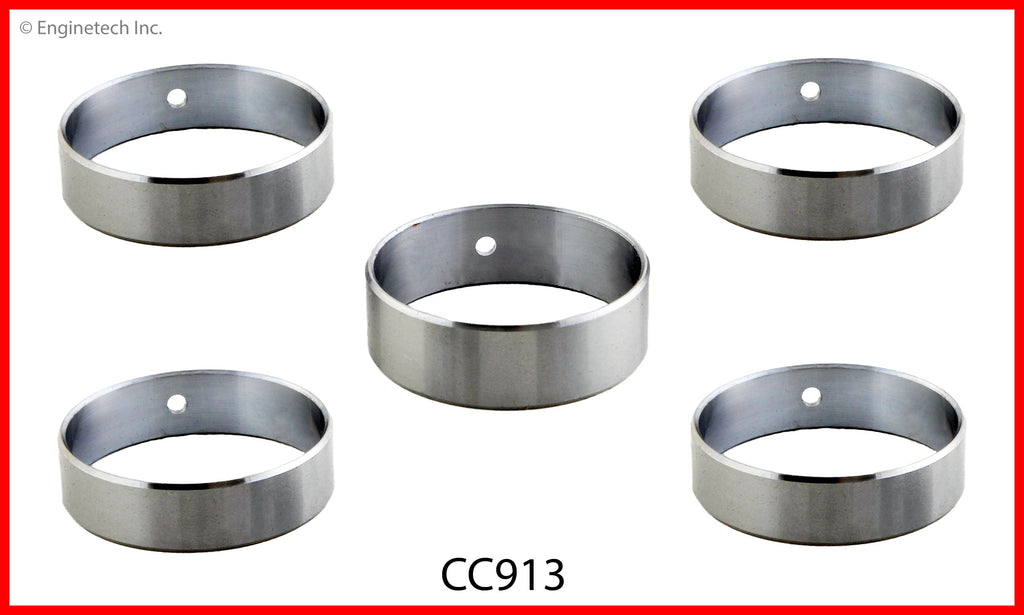Enginetech CC913 Engine Complete Camshaft Bearing Set for Cadillac Allante & DeVille