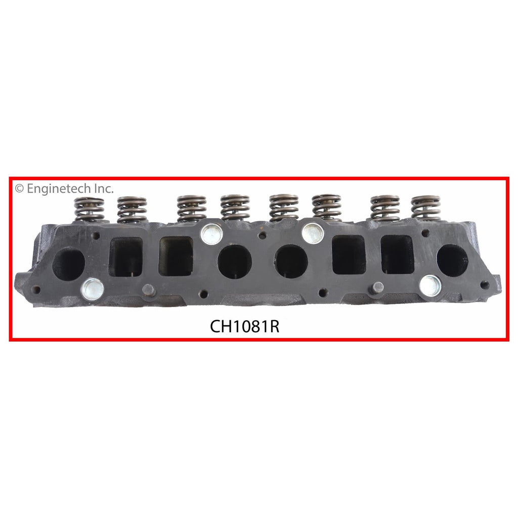 Enginetech Remanufactured Engine Cylinder Head Complete for Jeep CJ7 and Cherokee (Part CH1081R)