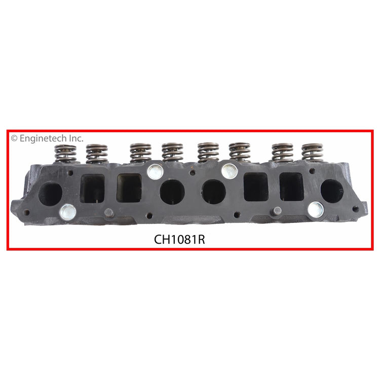Enginetech Remanufactured Engine Cylinder Head Complete for Jeep CJ7 and Cherokee (Part CH1081R)