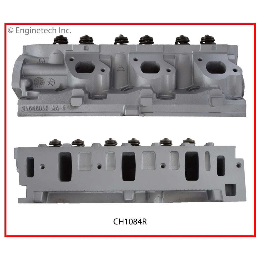 Enginetech CH1084R Remanufactured Engine Cylinder Head for Chrysler and Dodge Vans and Minivans