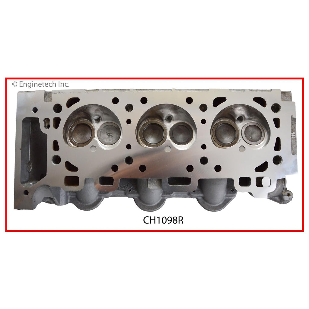 Enginetech Remanufactured Engine Cylinder Head Complete for Ford Vehicles - Part Number CH1098R