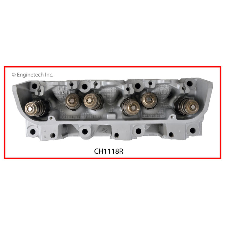 Enginetech CH1118R Remanufactured Engine Cylinder Head for Chevy and Pontiac Vehicles