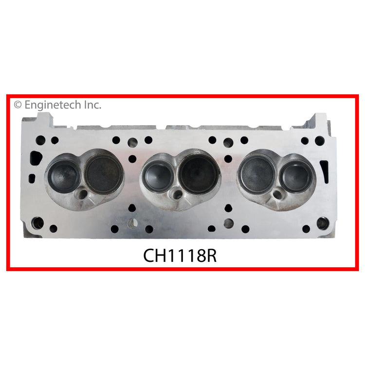 Enginetech CH1118R Remanufactured Engine Cylinder Head for Chevy and Pontiac Vehicles