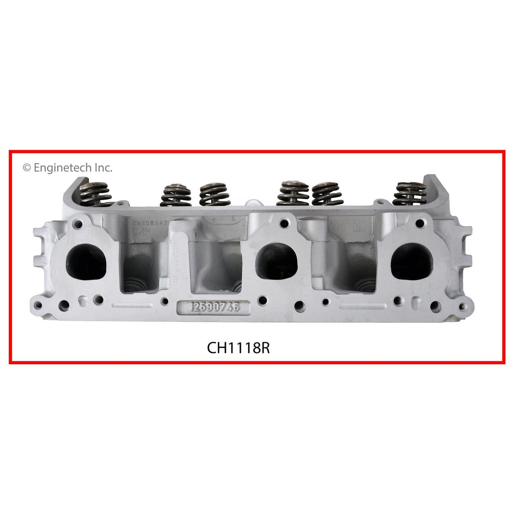 Enginetech CH1118R Remanufactured Engine Cylinder Head for Chevy and Pontiac Vehicles