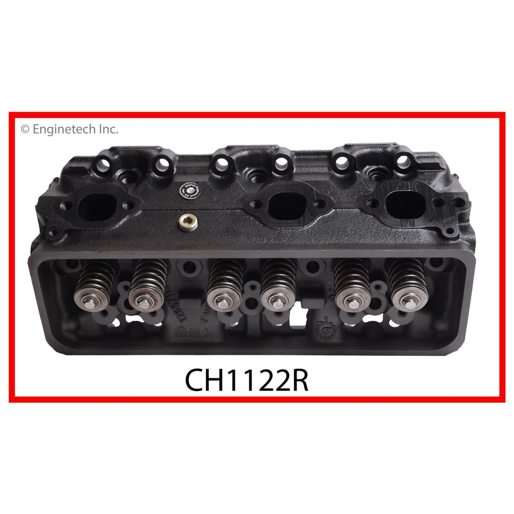 Enginetech Remanufactured Engine Cylinder Head Complete for Chevy and GMC Models