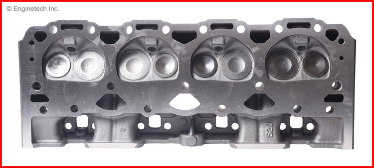 Enginetech Remanufactured Engine Cylinder Head Complete for Chevy C1500 and C2500