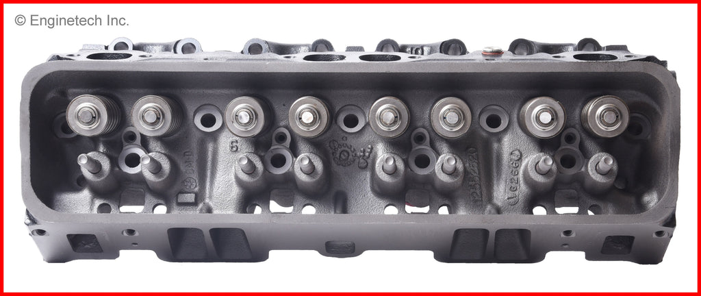 Enginetech Remanufactured Engine Cylinder Head Complete for Chevy C1500 and C2500