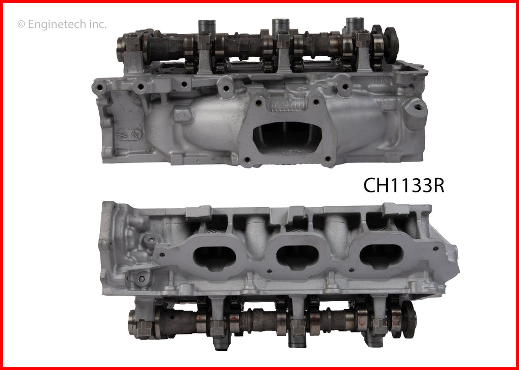 Enginetech Remanufactured Engine Cylinder Head Complete for 2014 Chrysler and Dodge Vehicles